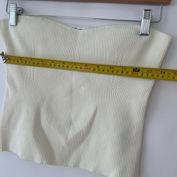 Reformation Womens Jenni Strapless Sweater Size XL NEW - Picture 4 of 9